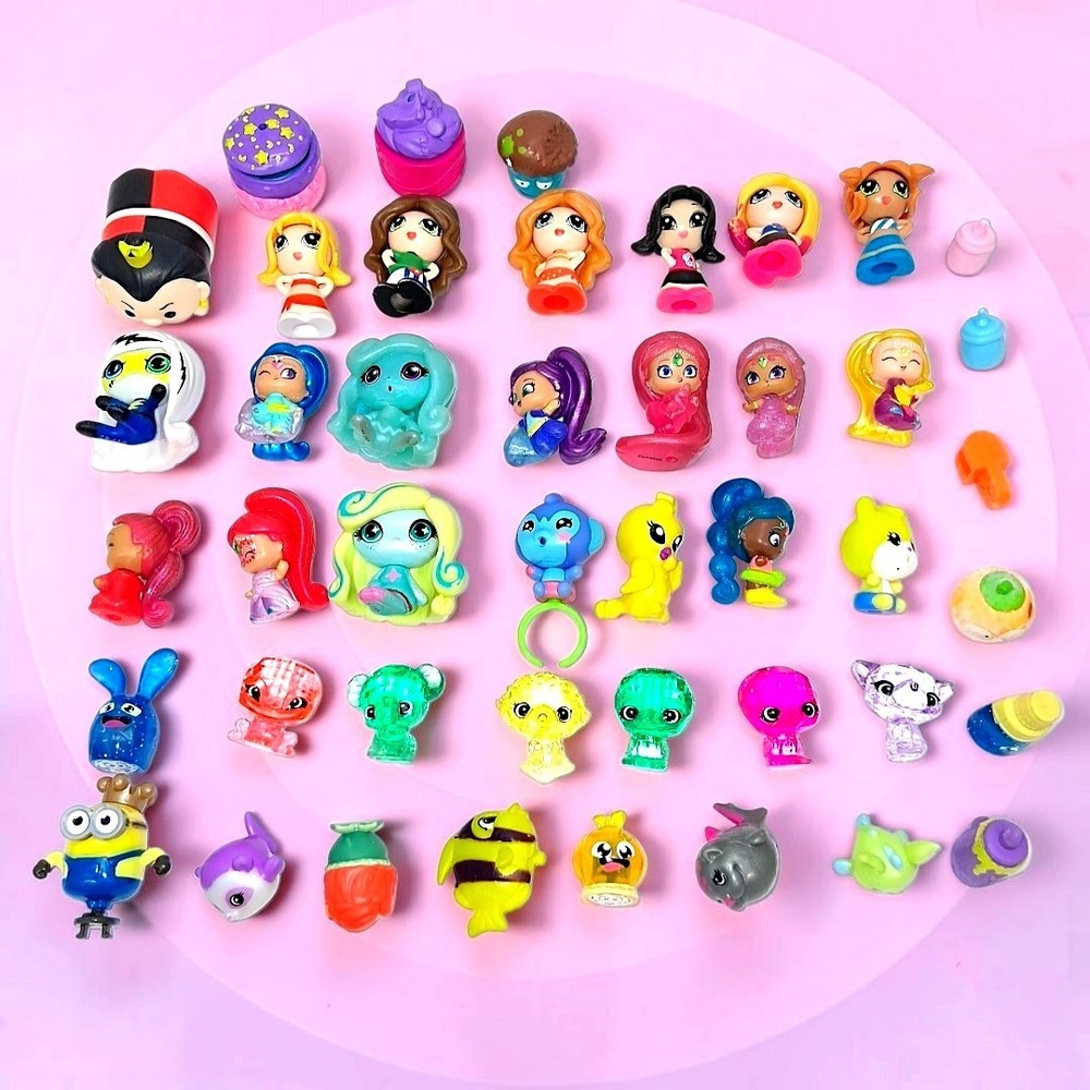 Disney Tsum Tsum Moose Toys Shimmer and Shine Zelfs Mixed Mini Figures Lot 40pc